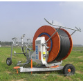 potable hose reel irrigation system with water pump